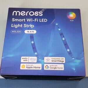 32.8ft RGB LED Strip Lights App Control Color Changing Alexa HomeKit SmartThings